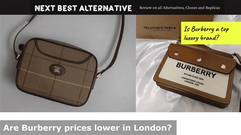 cheaper to buy burberry in london